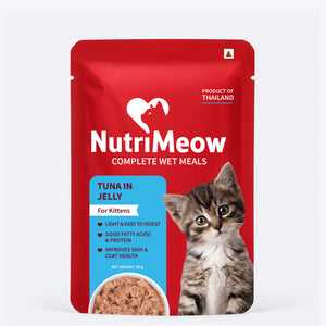 NutriMeow Tuna In Jelly Wet Food For Kitten - 80 gm