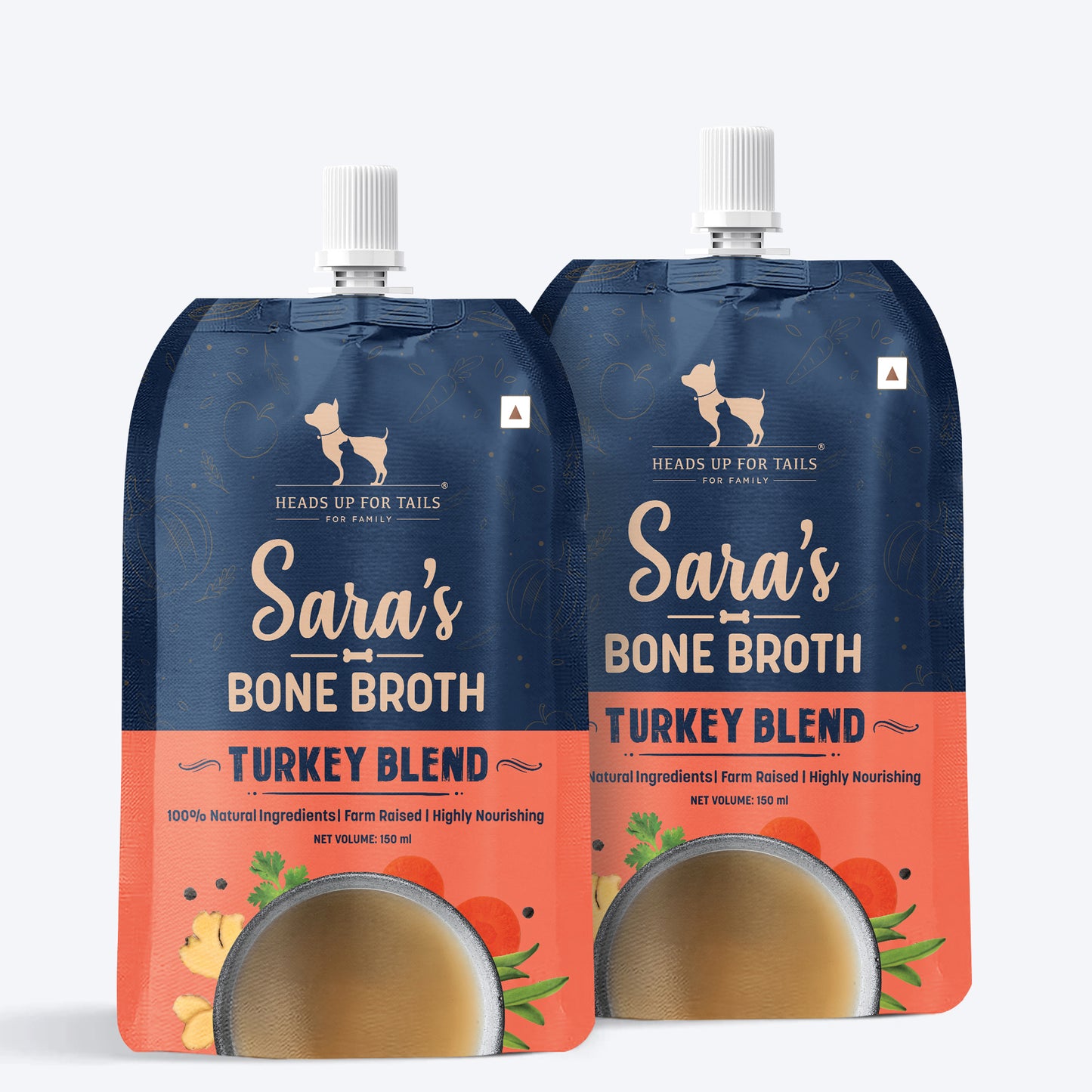 HUFT Sara's Turkey Blend Bone Broth For Dogs - 150 ml