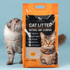 HUFT Cat Litter (Natural & Clumping) - Unscented - 10 kg - Heads Up For Tails