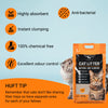 HUFT Cat Litter (Natural & Clumping) - Unscented - 10 kg - Heads Up For Tails