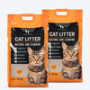 HUFT Cat Litter (Natural & Clumping) - Unscented - 10 kg - Heads Up For Tails