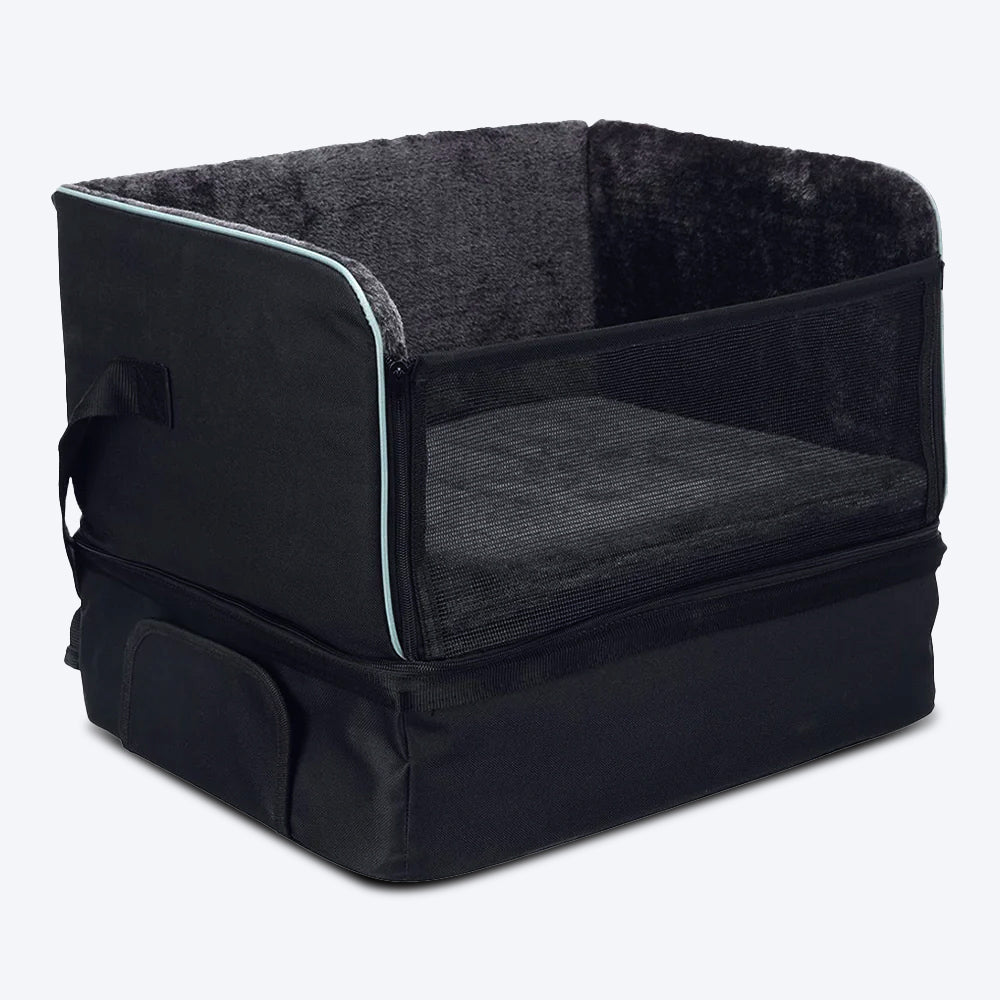 Trixie Black Car Seat Hold - Upto 8 kg - 37 x 45 x 38 cm