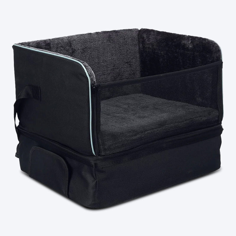 Trixie Black Car Seat Hold - Upto 8 kg - 37 x 45 x 38 cm - Heads Up For Tails
