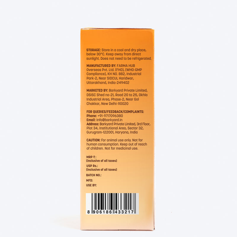 VetRite MultiAid Immunity, Muscle & Nerve Support Advanced Multivitamin Syrup For Dog & Cat - 200 ml - Heads Up For Tails