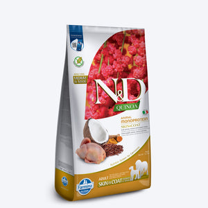 Farmina Quinoa Animal Monoprotein Skin & Coat Dry Food For Medium & Maxi Breed Adult Dry Dog Food - 7 kg - Heads Up For Tails