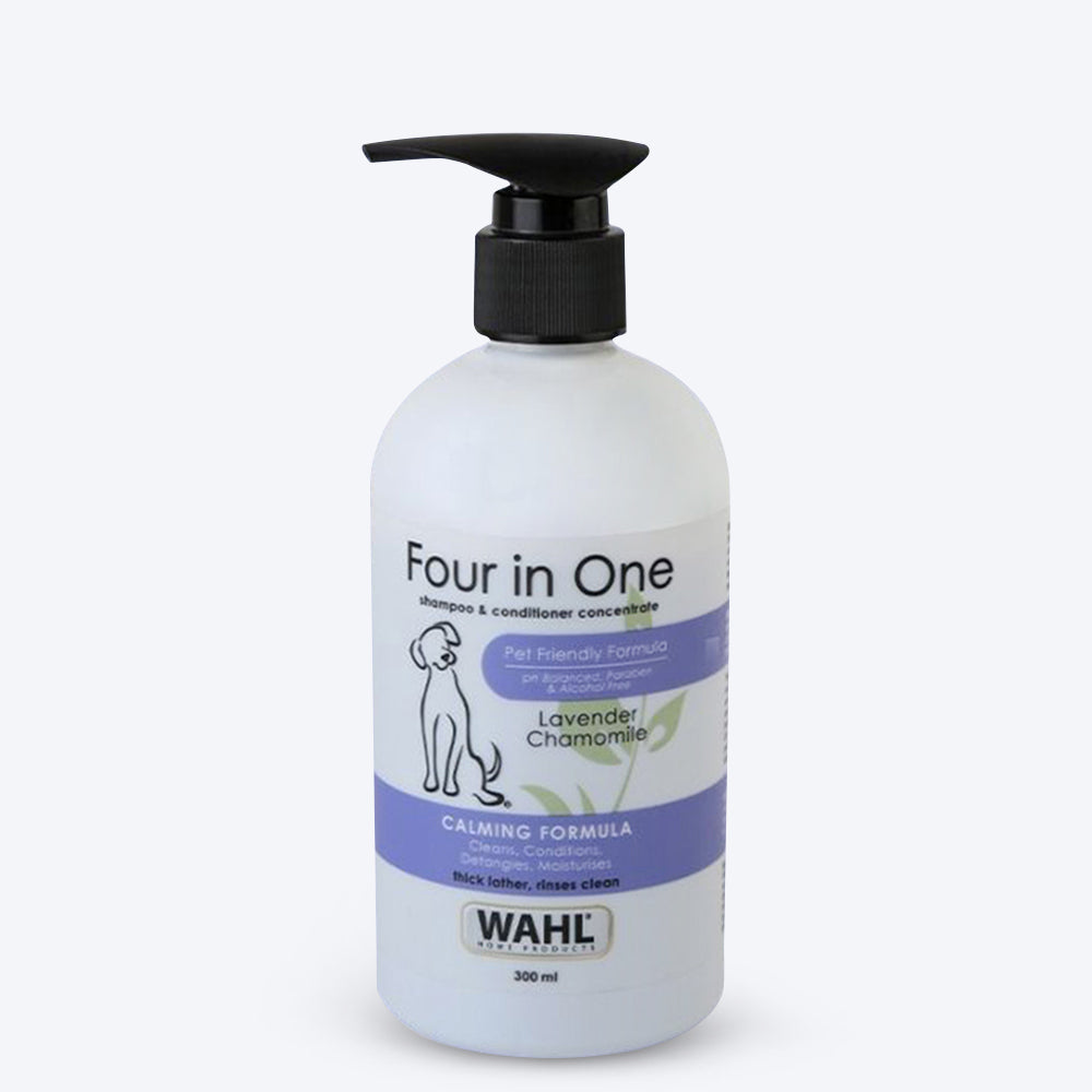 WAHL Four In One Dog Shampoo & Conditioner - Lavender Chamomile - Heads Up For Tails