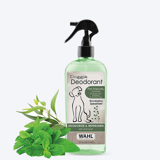 Wahl Doggie Deodorant - Eucalyptus & Speamint - 237 ml - Heads Up For Tails