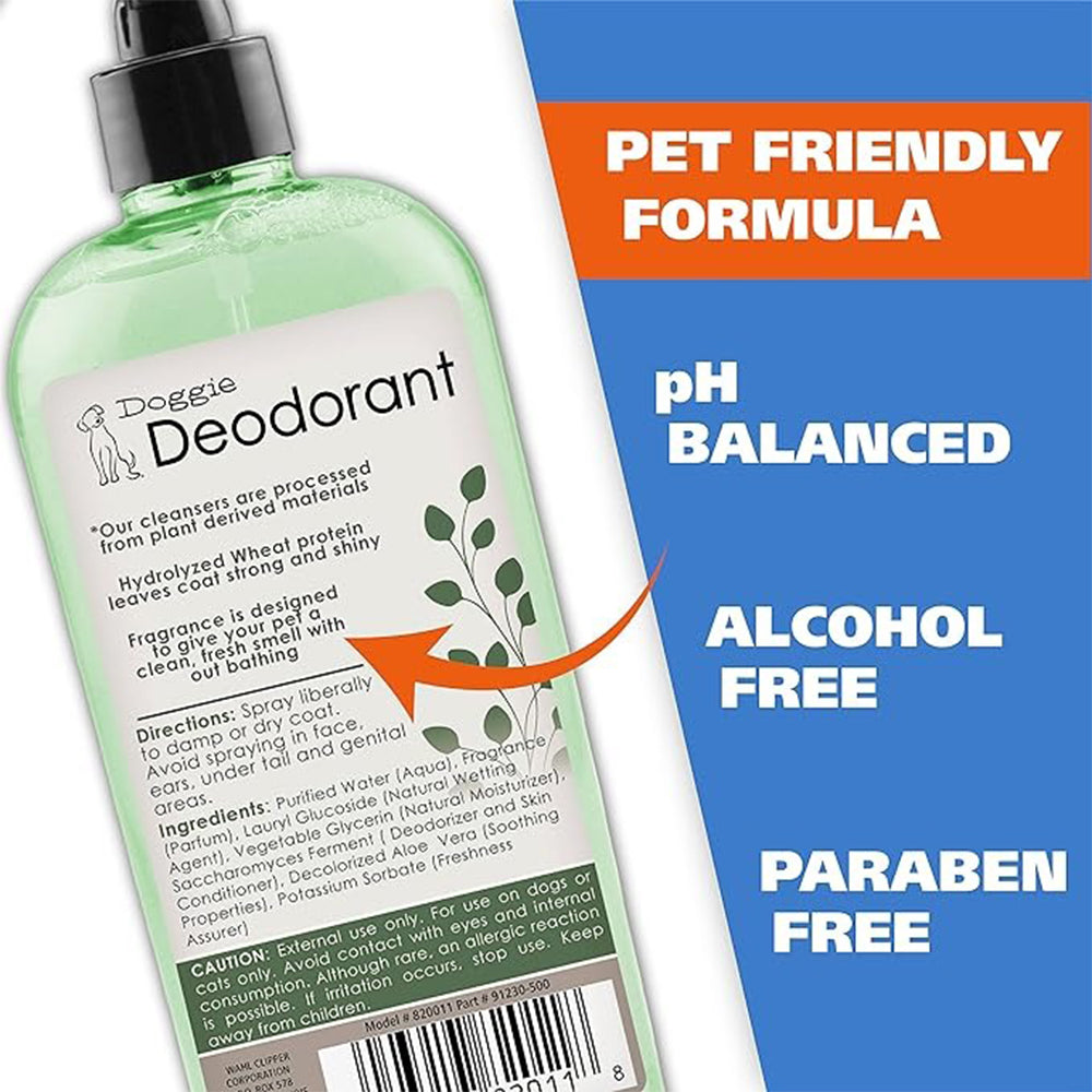 Wahl Doggie Deodorant - Eucalyptus & Speamint - 237 ml - Heads Up For Tails