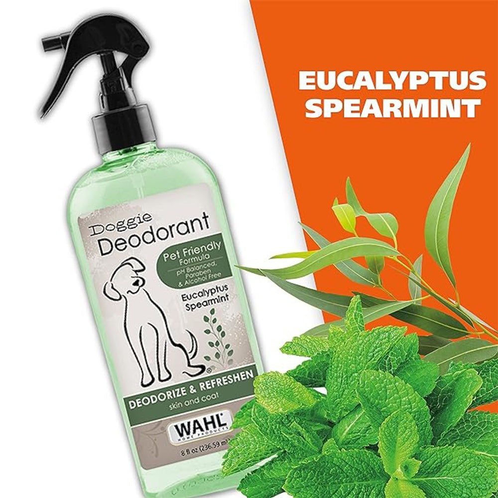Wahl Doggie Deodorant - Eucalyptus & Speamint - 237 ml - Heads Up For Tails