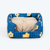 HUFT Cosy Blossom Tent Bed For Cat & Puppy - Blue