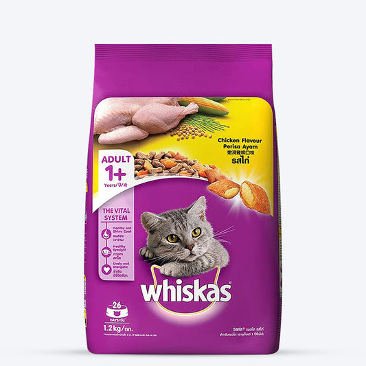 Whiskas Chicken Adult Dry Cat Food - Heads Up For Tails