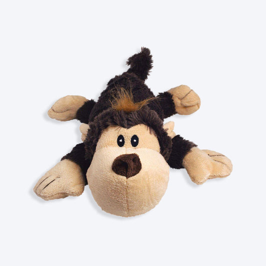 KONG Cozie Funky Monkey Plush Dog Toy