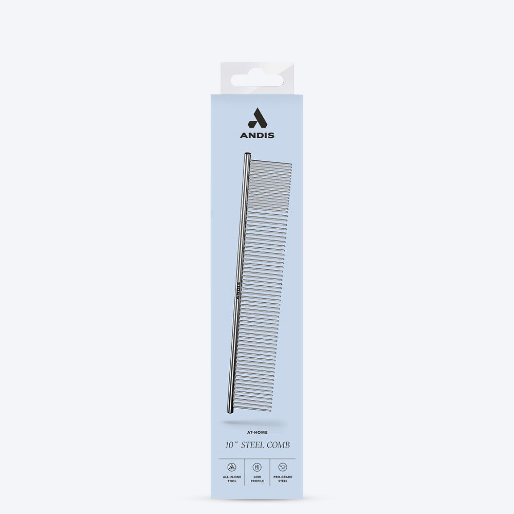 Andis Steel Comb For Dog & Cat - 10 inch