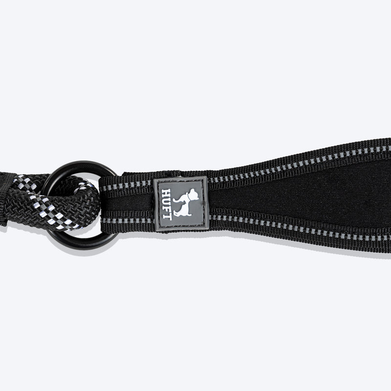 HUFT Rope Leash For Dog - Black - 1.2 m - Heads Up For Tails