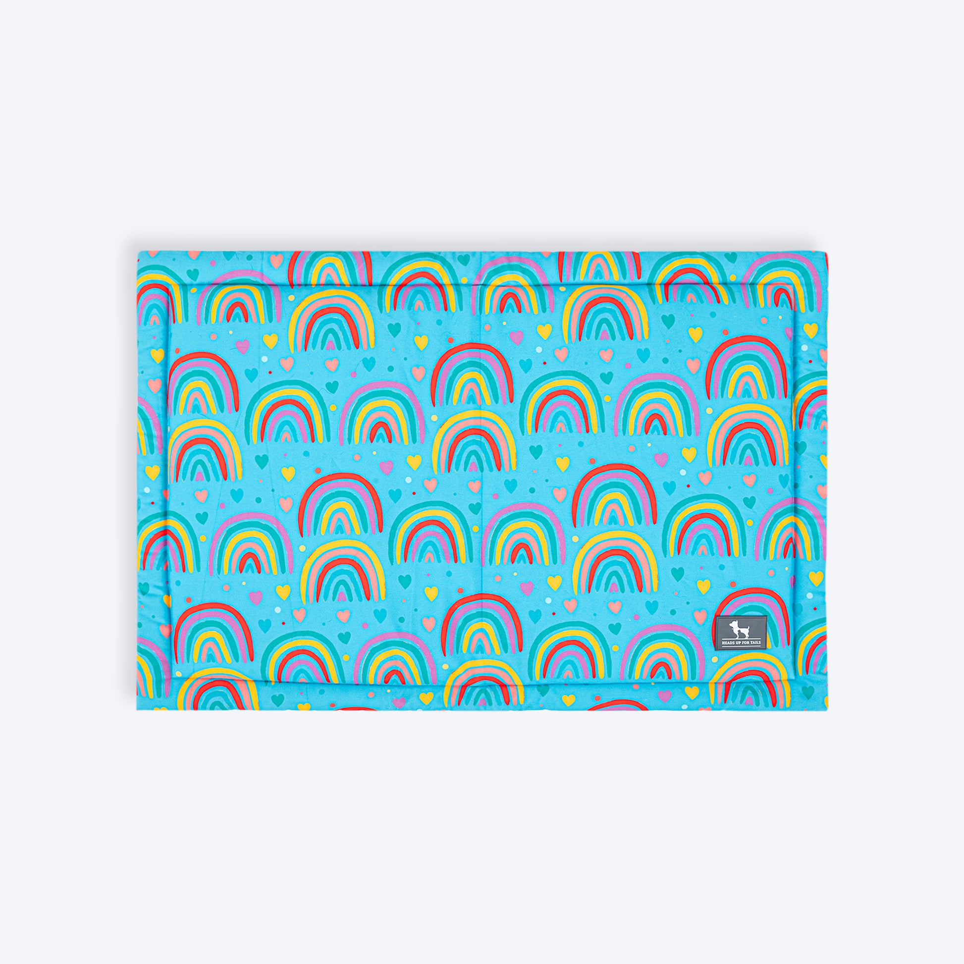 HUFT Over The Rainbow Mat For Dog & Cat - Blue - Heads Up For Tails