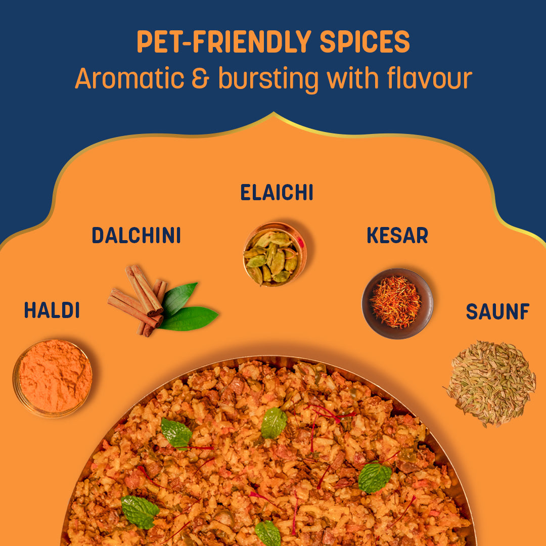 HUFT Sara's Wholesome (Flavours of India) - Biryani Dog Food (2 x 300 g)_03