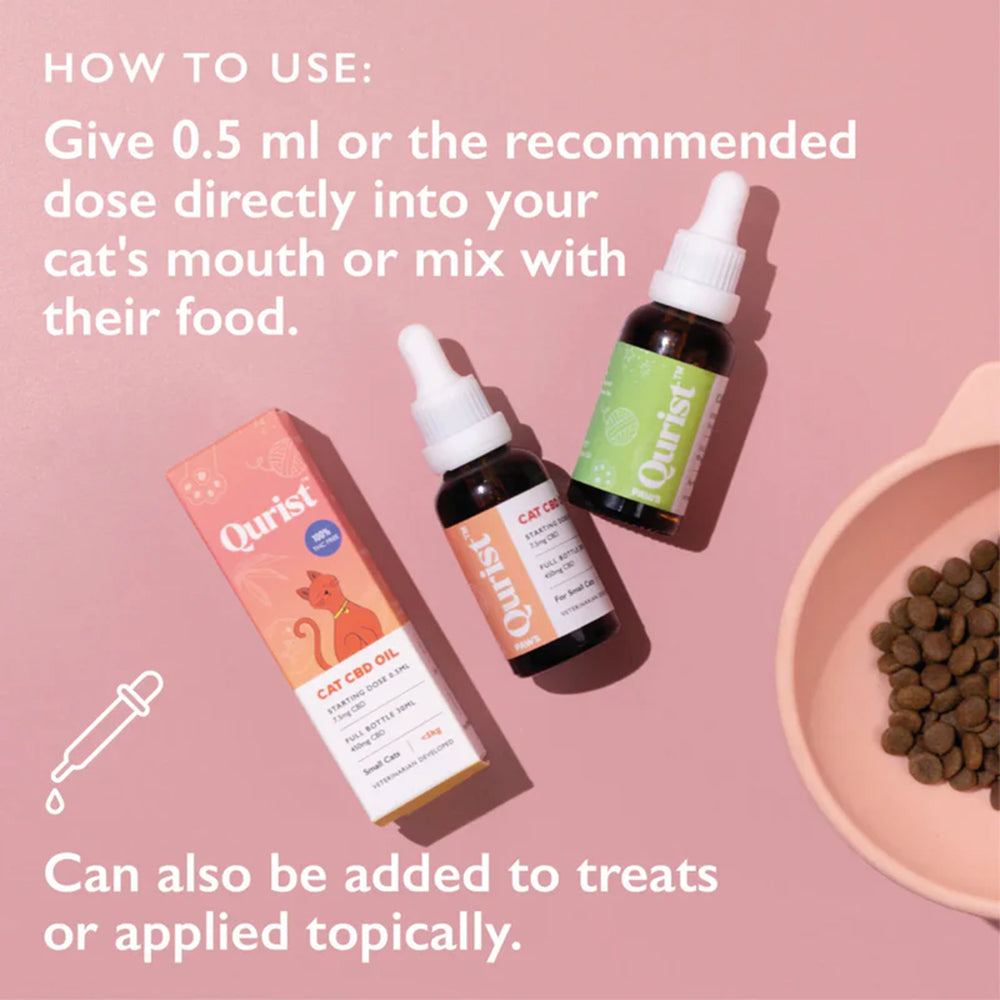 Qurist CBD Oil For Medium Cat (Above 5 kg) - 900 mg - 30 ml