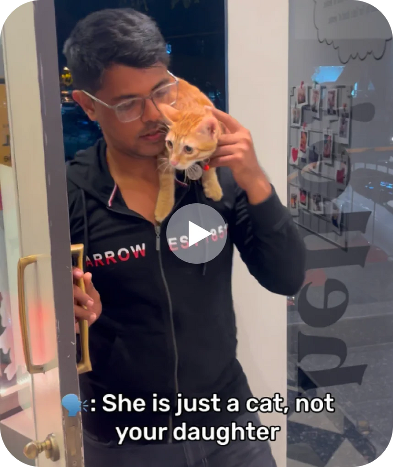 Daddy's Purr-incess!