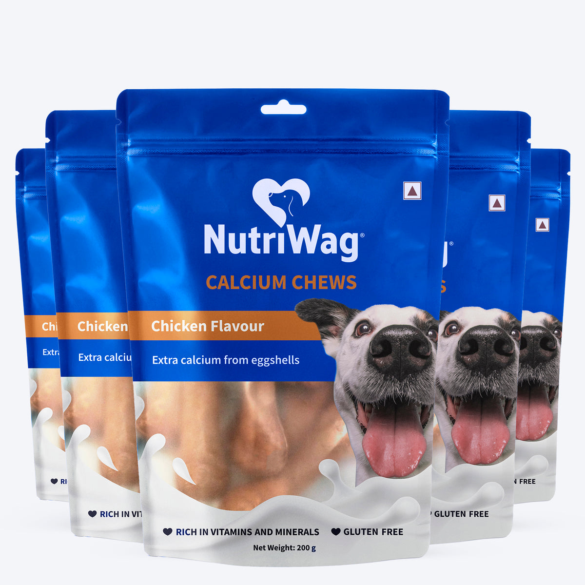NutriWag Chicken Calcium Chew Bones Treats For Dog