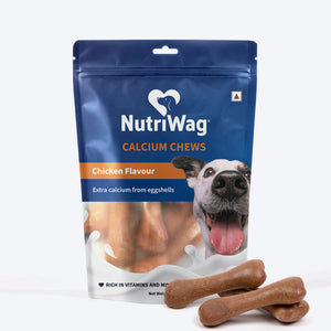 NutriWag Chicken Calcium Chew Bones Treats For Dog - Heads Up For Tails