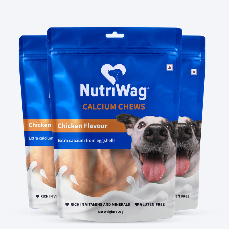 NutriWag Chicken Calcium Chew Bones Treats For Dog