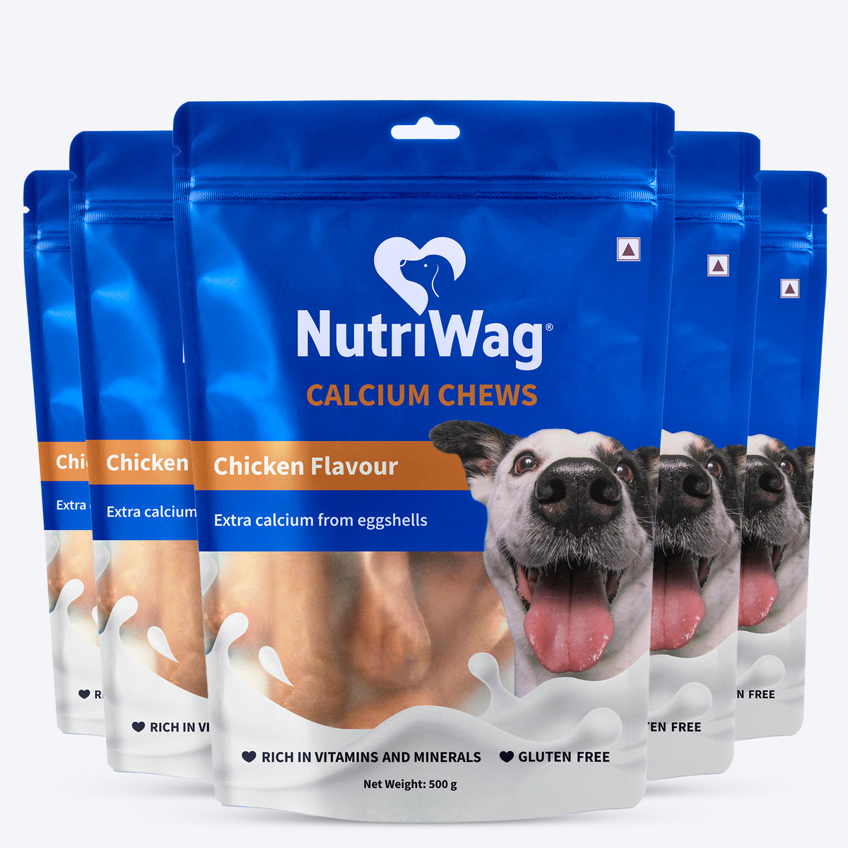 NutriWag Chicken Calcium Chew Bones Treats For Dog