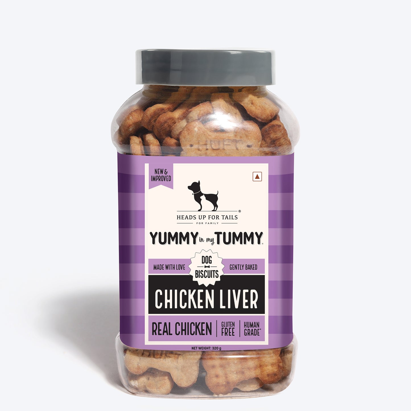 HUFT YIMT Chicken Liver Gluten-Free Dog Biscuits - 800 gm