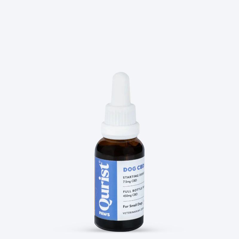 Qurist CBD Oil For Small Dog (Below 10 kg) - 450 mg - 30 ml - Heads Up For Tails