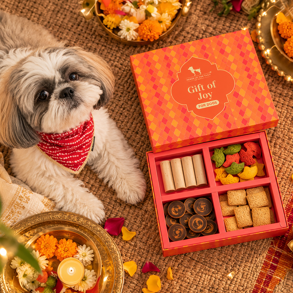 HUFT Gift Of Joy Diwali Treats Box For Dog - 236 gm