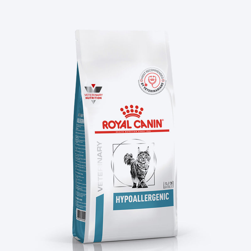 Royal Canin Veterinary Hypoallergenic Dry Food For Cat - 2.5 kg - Heads Up For Tails