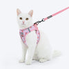 HUFT Easy Breezy Step-In Harness & Leash Set For Cat - Pink - Heads Up For Tails