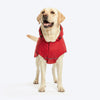 HUFT Monsoon Mate Easywear Raincoat For Dog - Red - Heads Up For Tails
