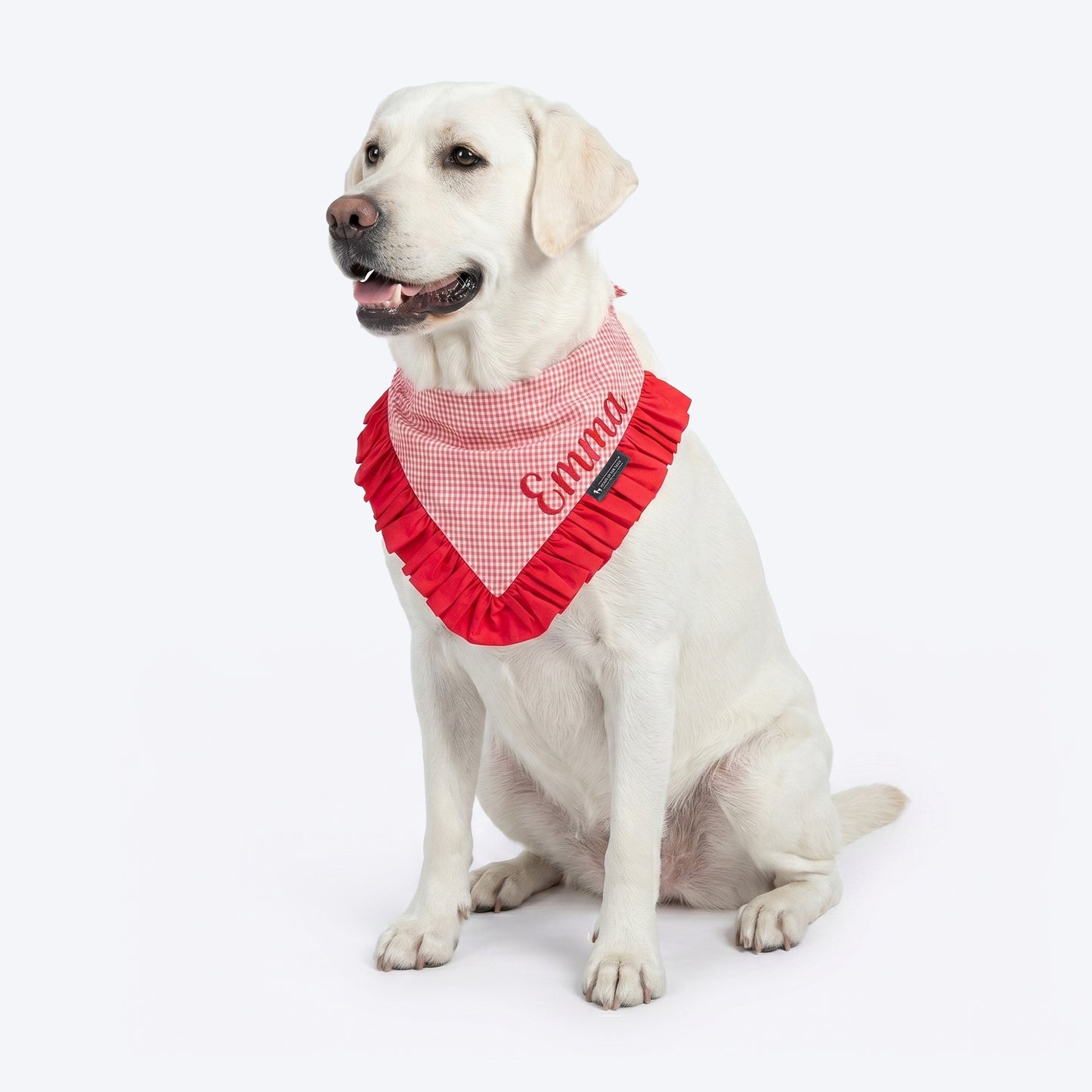 HUFT Personalised Little Lovebug Bandana For Dog - Red - Heads Up For Tails