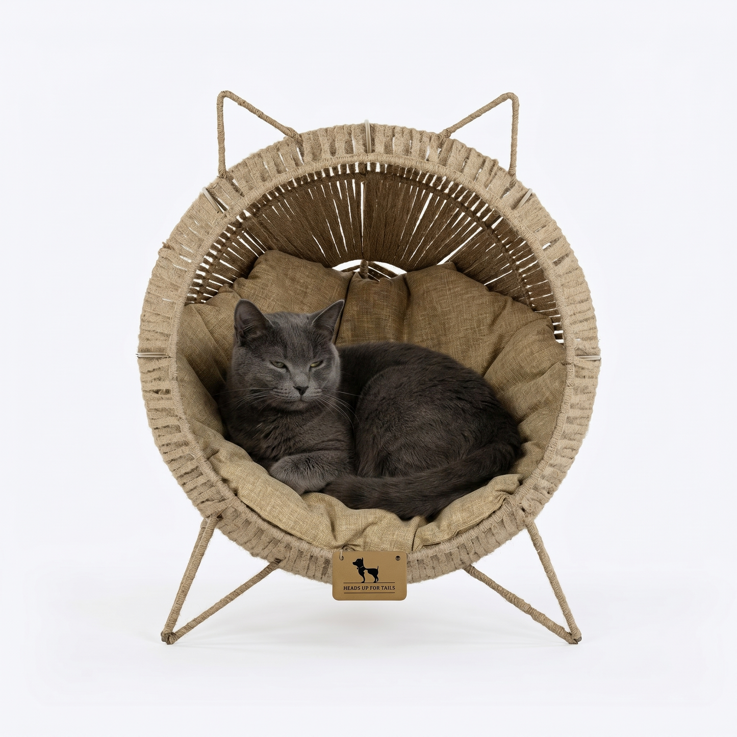 HUFT Feline Rest Chair With Cushion For Cat - Brown