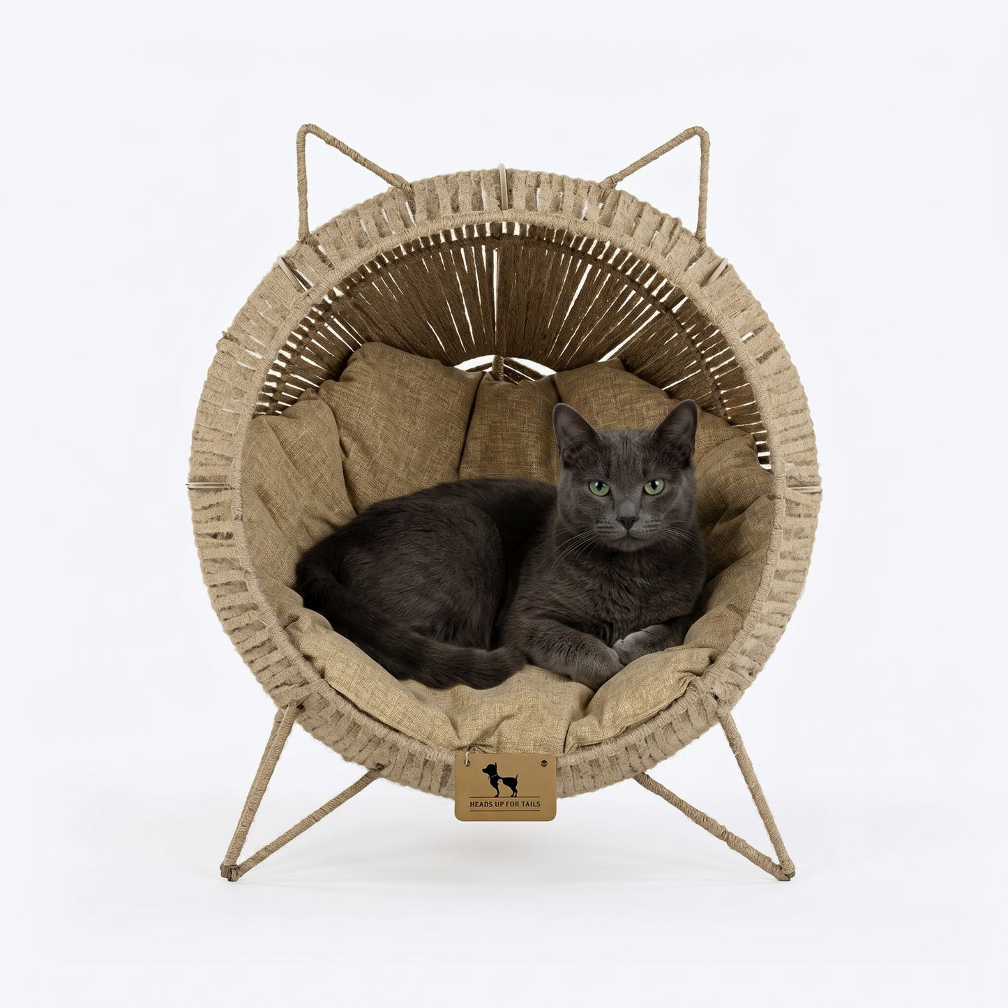 HUFT Feline Rest Chair With Cushion For Cat - Brown