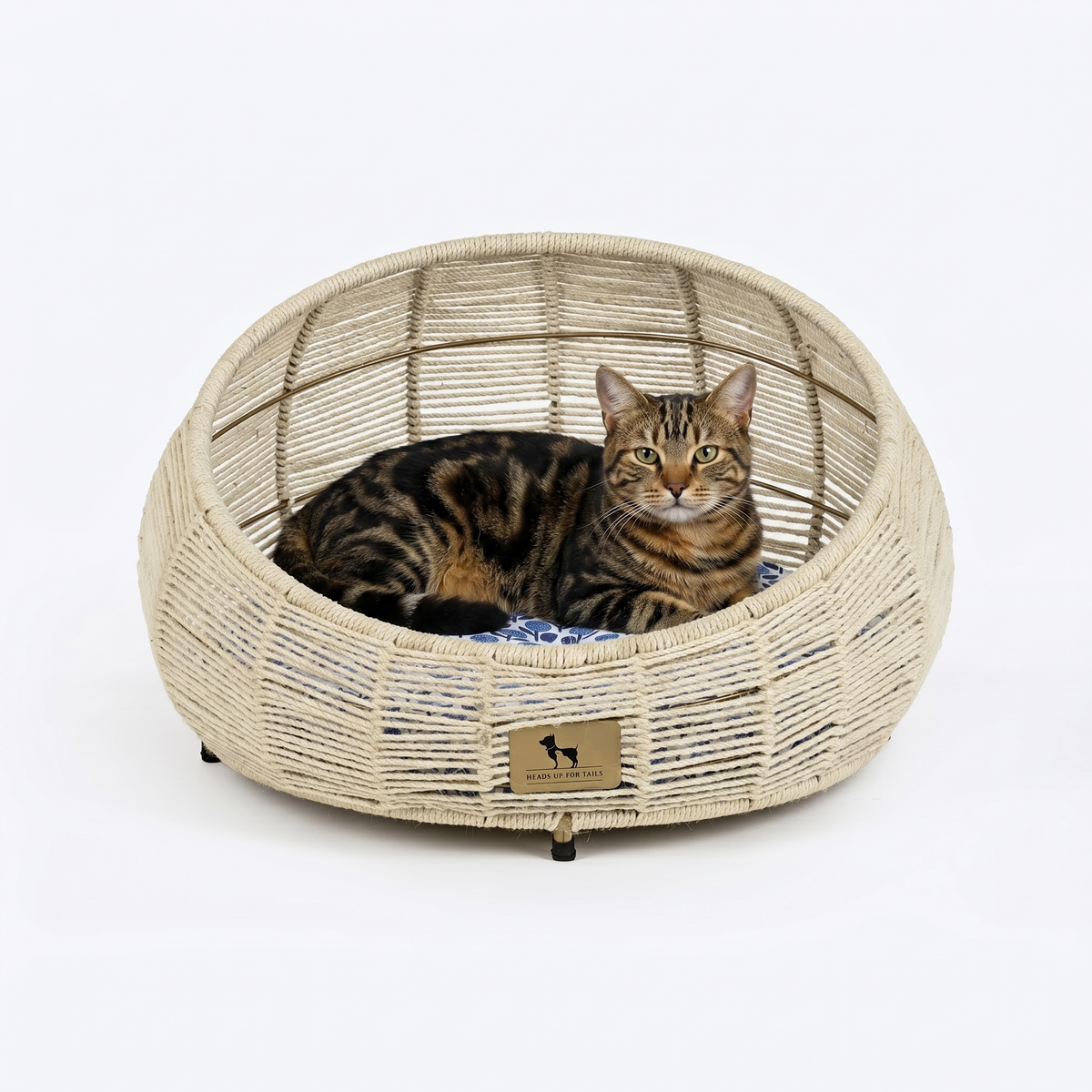 HUFT Snuggle Paws Rest Chair With Cushion For Cat - Ecru