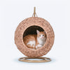 HUFT Swing And Snooze Bed With Cushion For Cat - Brown