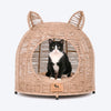 HUFT Whisker Snooze Chair With Cushion For Cat - Brown