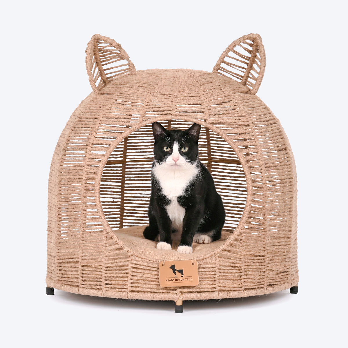 HUFT Whisker Snooze Chair With Cushion For Cat - Brown