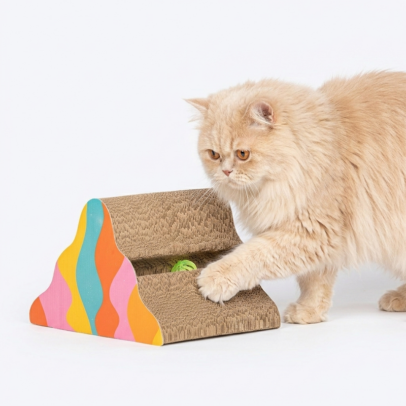 HUFT Meow Mountain Scratcher For Cat - Multicolor