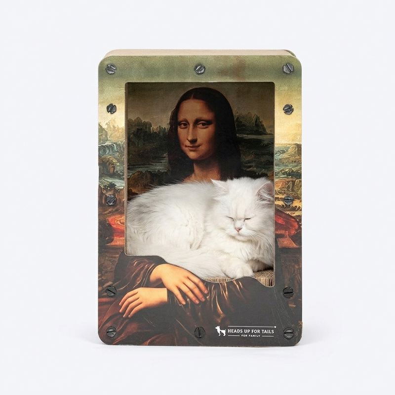 HUFT Mona Lisa Scratcher For Cat - Multicolor