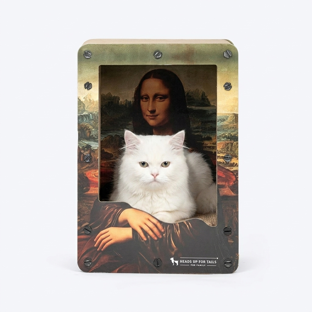 HUFT Mona Lisa Scratcher For Cat - Multicolor