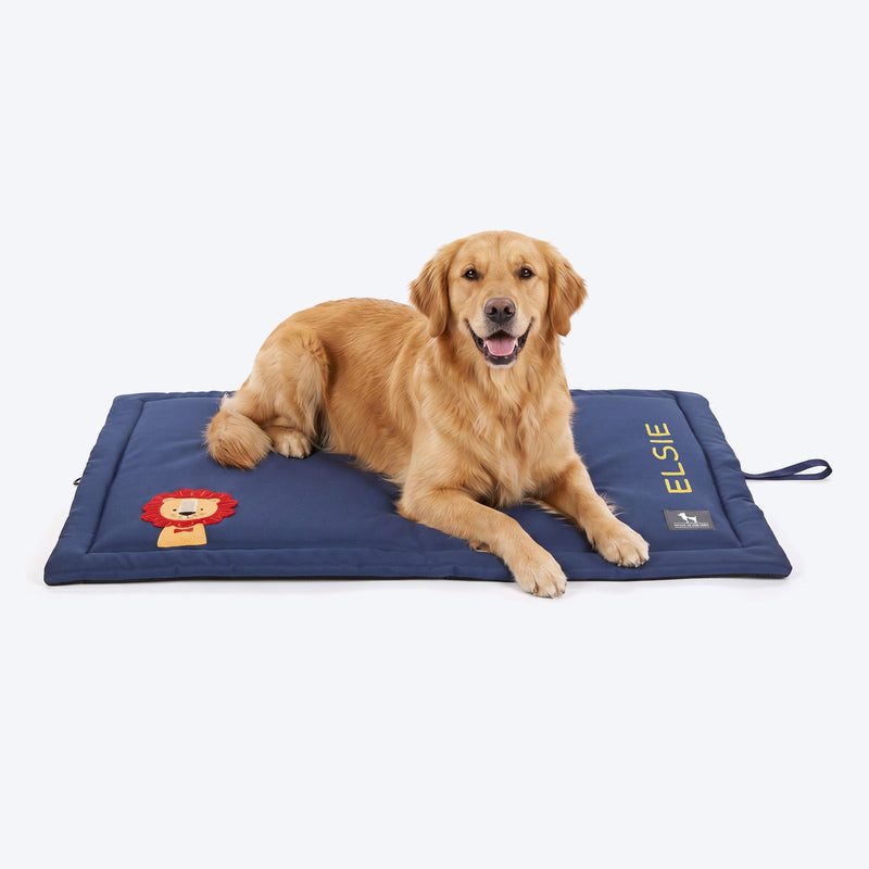 HUFT Personalised Simba Mat For Dog & Cat - Blue