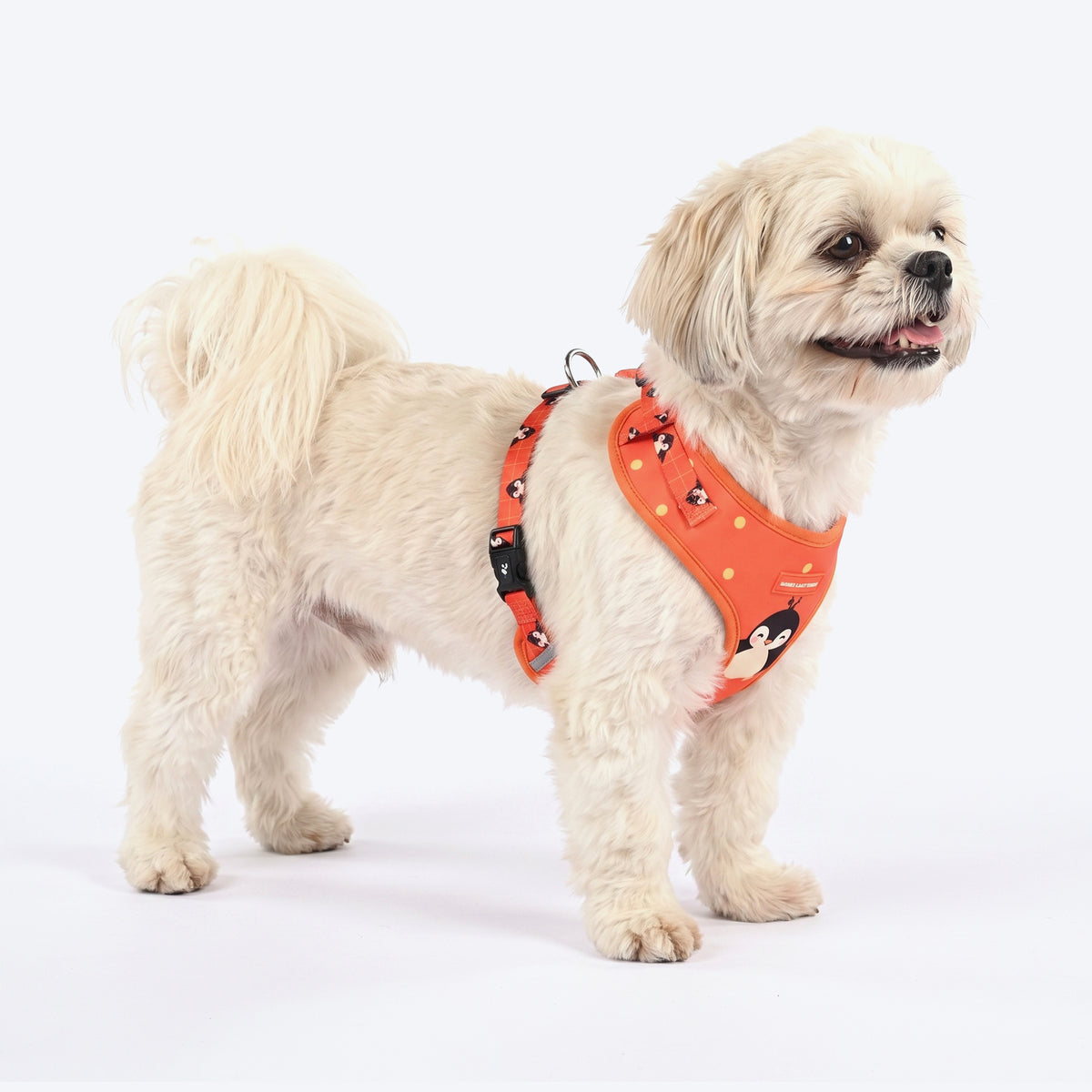 HUFT Peppy Penguin Adjustable Harness For Dog - Orange