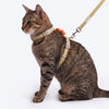 HUFT FeatherFit Adjustable Harness & Leash Set For Cat - Green