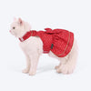 HUFT Bandhani Pop Dress For Cat - Red