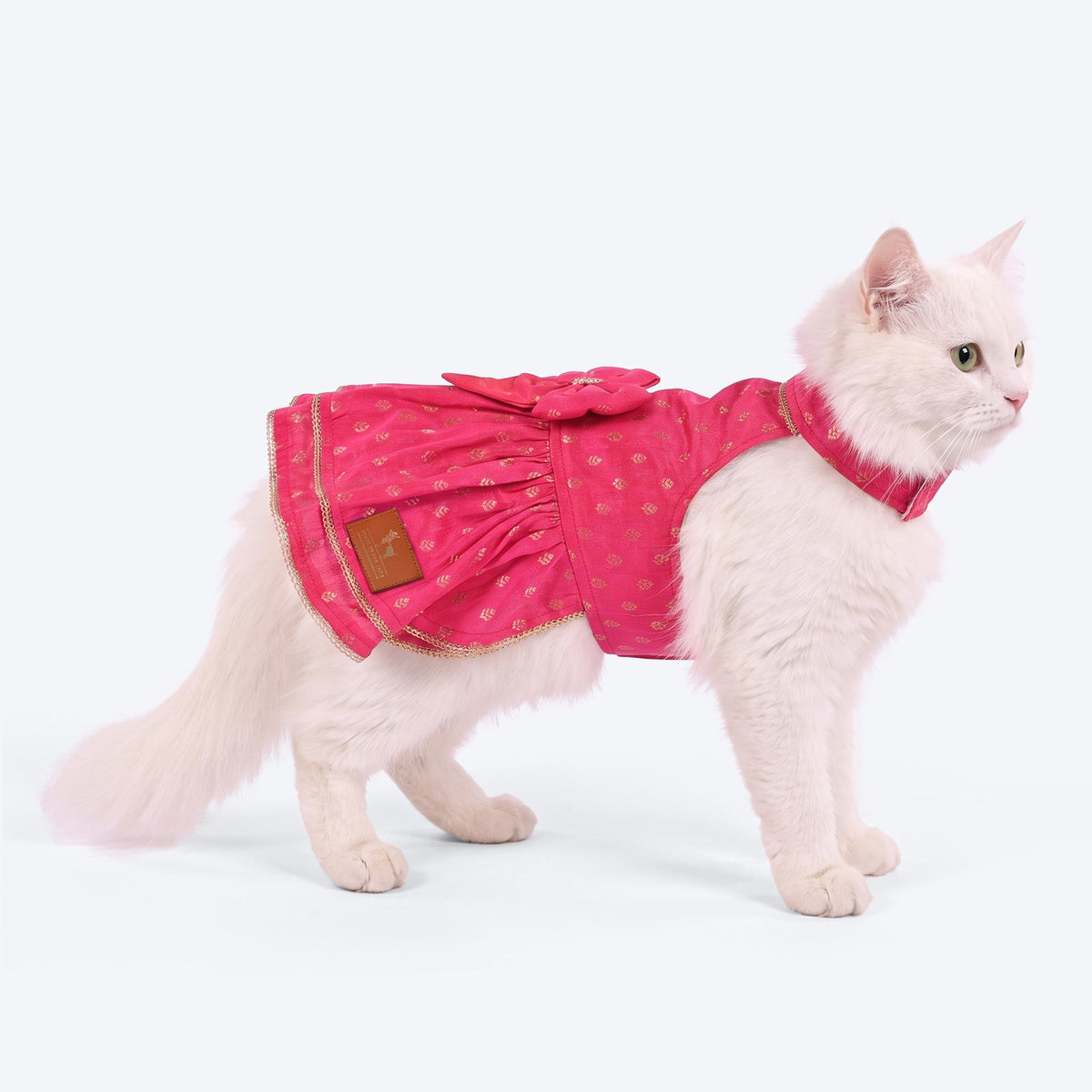 HUFT Rani Royale Dress For Cat - Pink