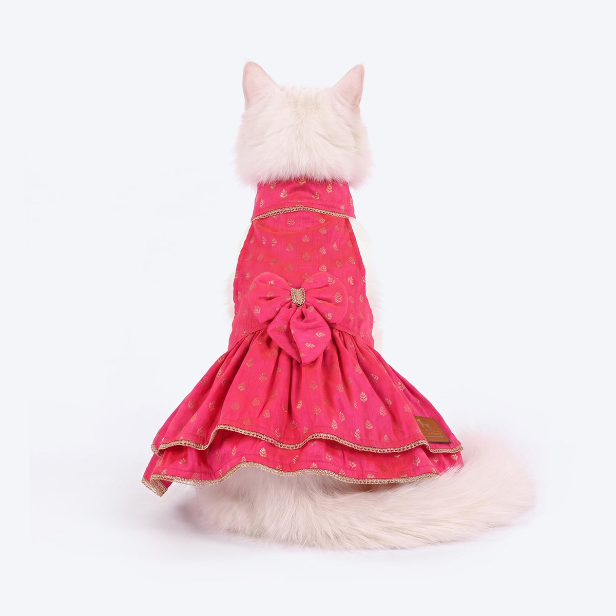 HUFT Rani Royale Dress For Cat - Pink