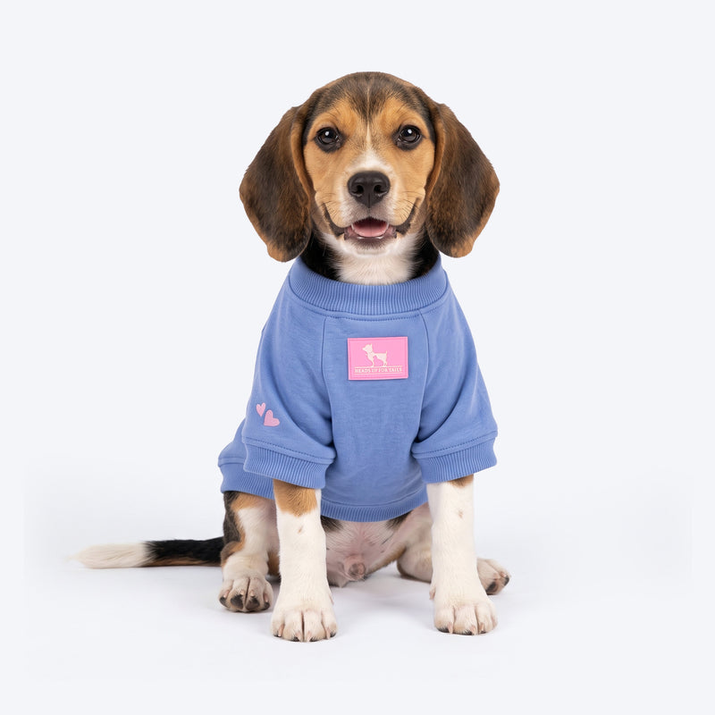 HUFT Floral Love Sweatshirt For Dog - Light Purple
