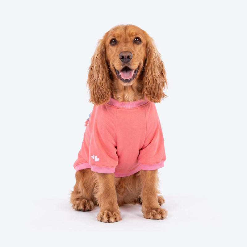 HUFT Fluffy Bunny Sweatshirt For Dog - Pink